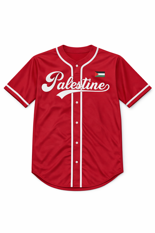 Official Team Palestine Jersey  -Red